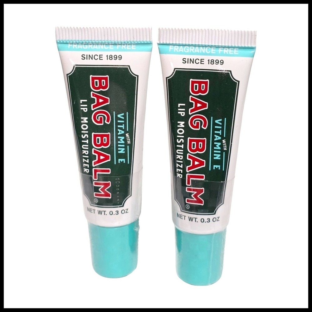 2 x Bag Balm Moisturizing Lip Balm - 0.3 oz Sealed
